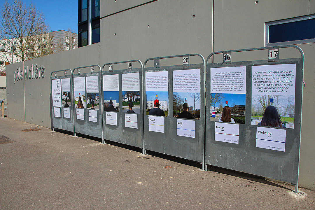 Portrait habitants - résidence - art participatif - les mureaux - viviane rabaud - tugdual de bonviller