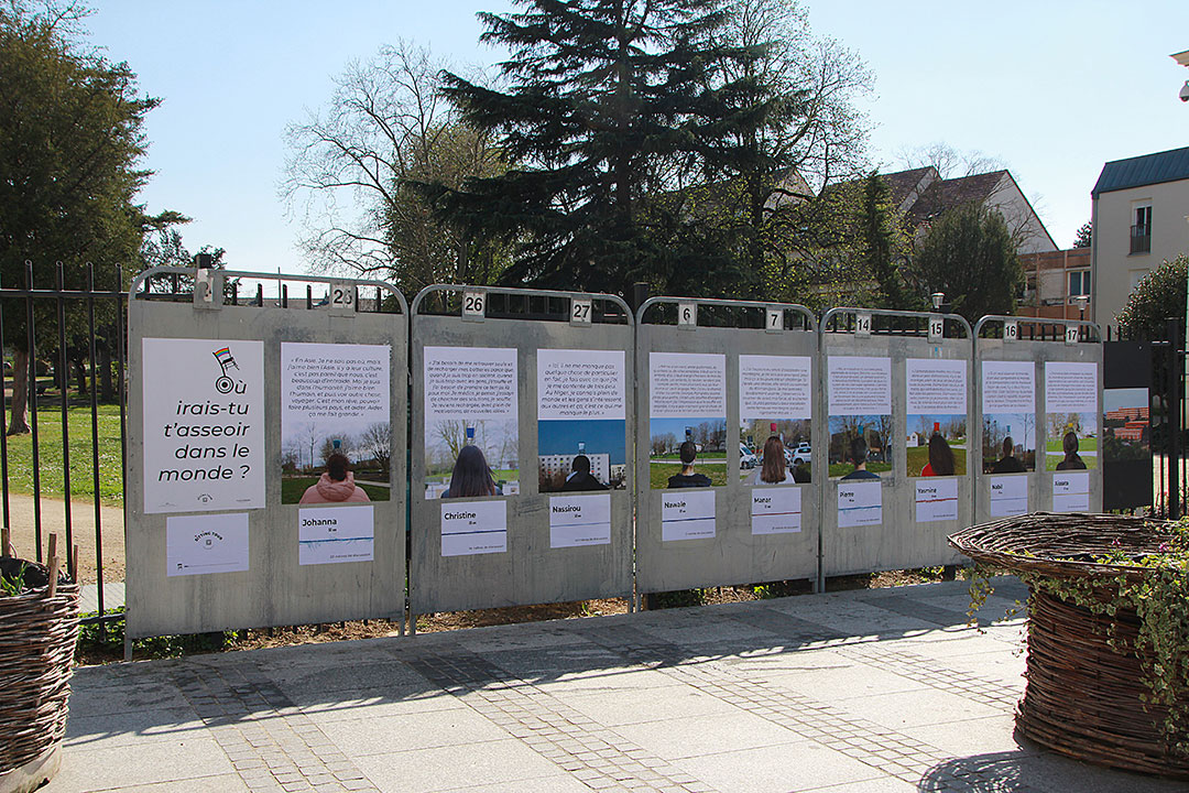 Portrait habitants - résidence - art participatif - les mureaux - viviane rabaud - tugdual de bonviller