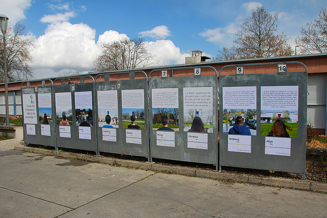 Portrait habitants - résidence - art participatif - les mureaux - viviane rabaud - tugdual de bonviller