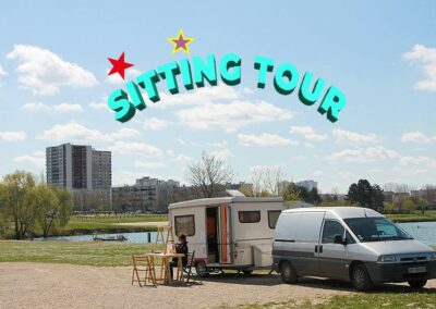 Sitting Tour - Portrait habitants - résidence de création - art participatif - les mureaux, Mantes-la-Jolie, Chanteloup-les-Vignes - viviane rabaud - tugdual de bonviller