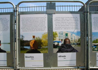 Sitting Tour - Portrait habitants - résidence de création - art participatif - les mureaux, Mantes-la-Jolie, Chanteloup-les-Vignes - viviane rabaud - tugdual de bonviller